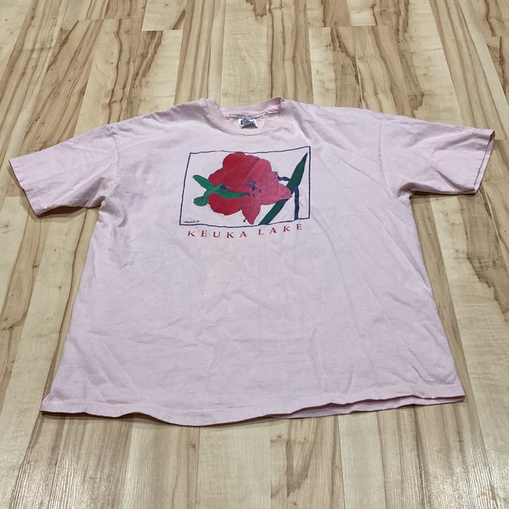 Vintage 1 Stitching Sleeve Hanes BEEFY -T